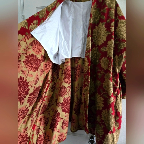 Vintage Hand Embroidery Floral Print Kantha Jacket - Picture 5 of 7